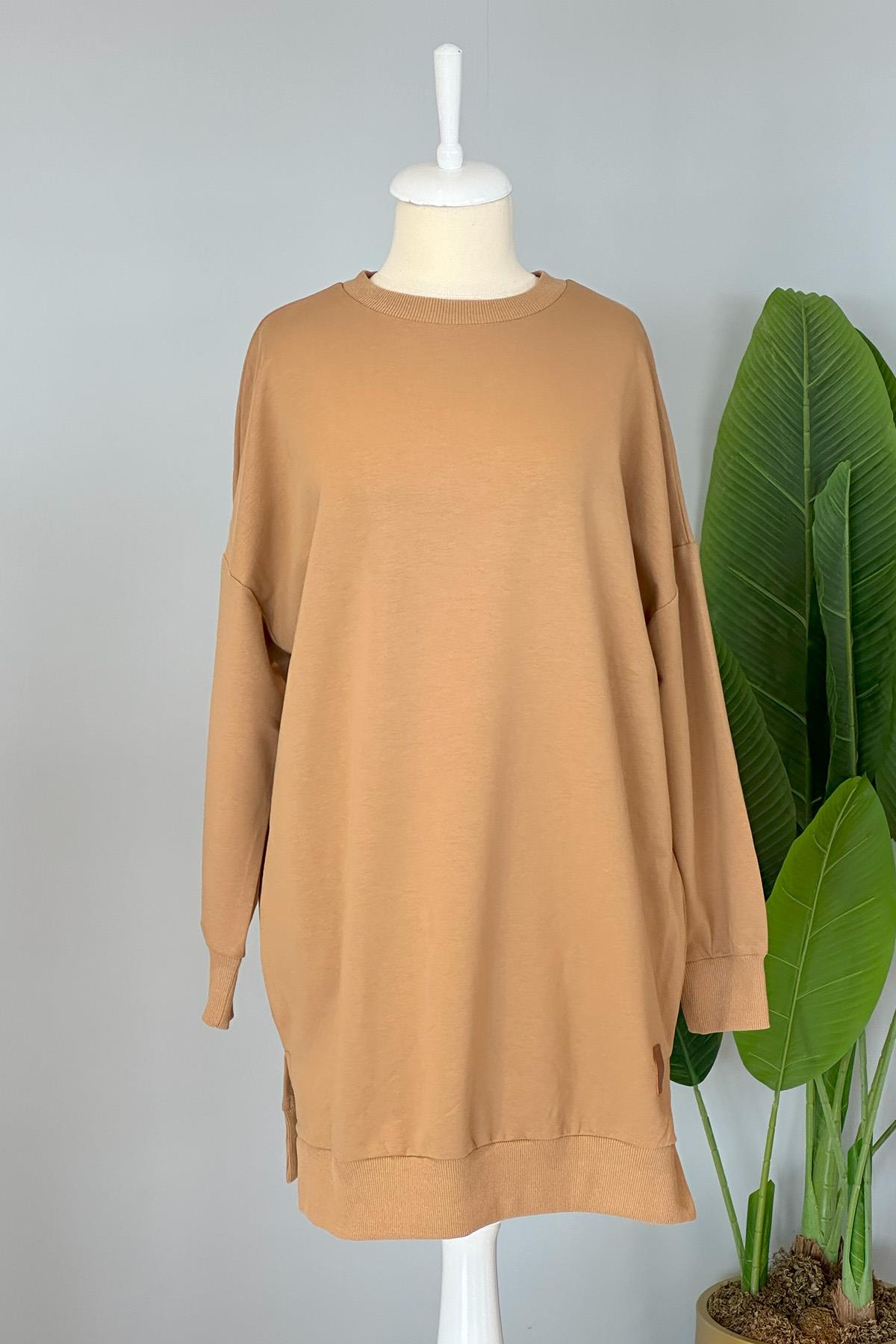 Soul Basic Sweat Tunik 30644 Latte