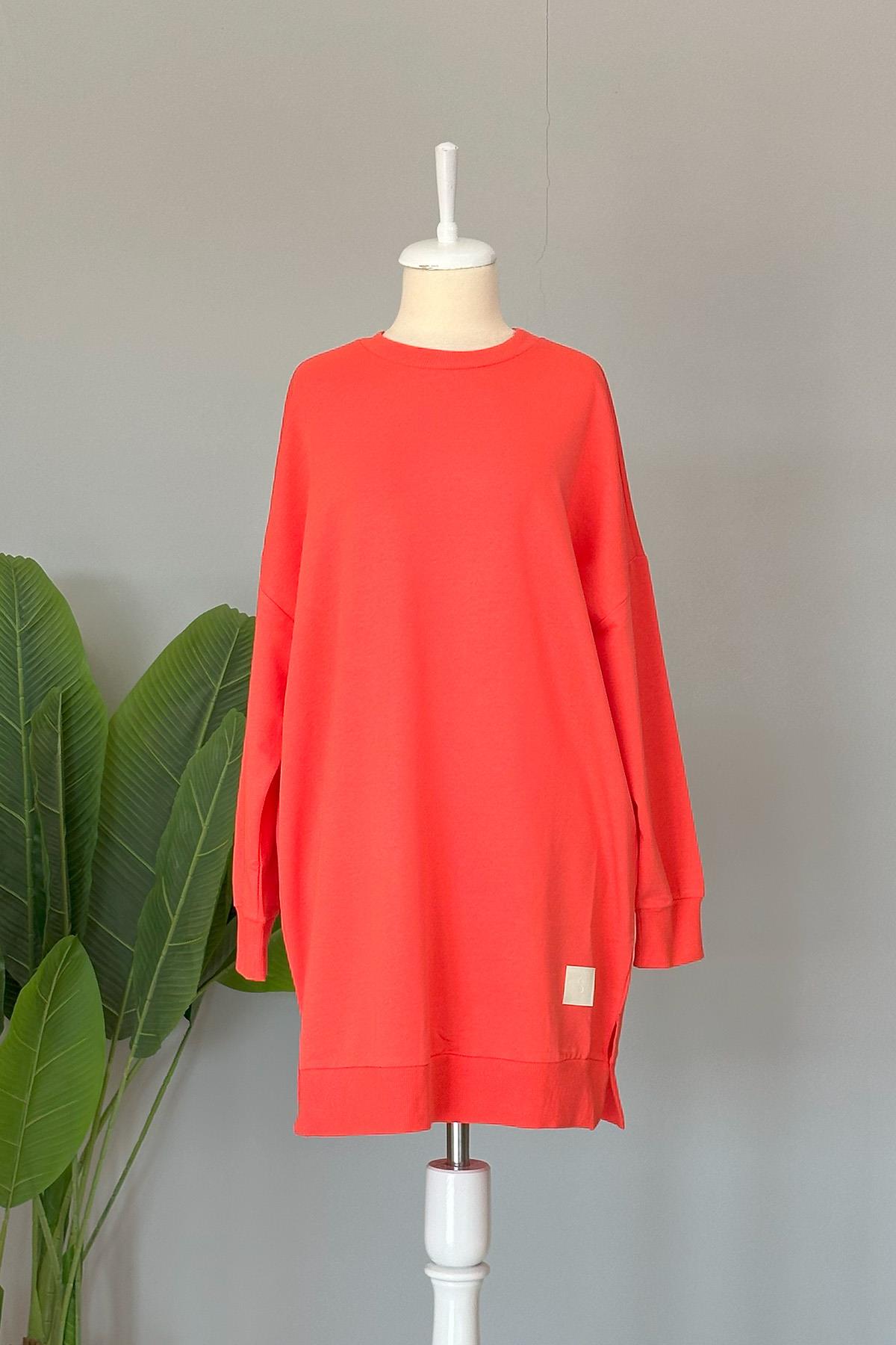 Soul Basic Sweat Tunik 30644 Mercan