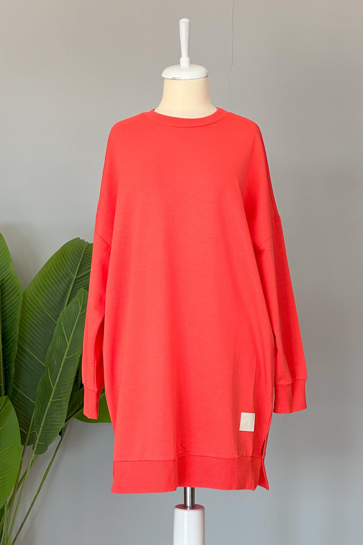 Soul Basic Sweat Tunik 30644 Mercan