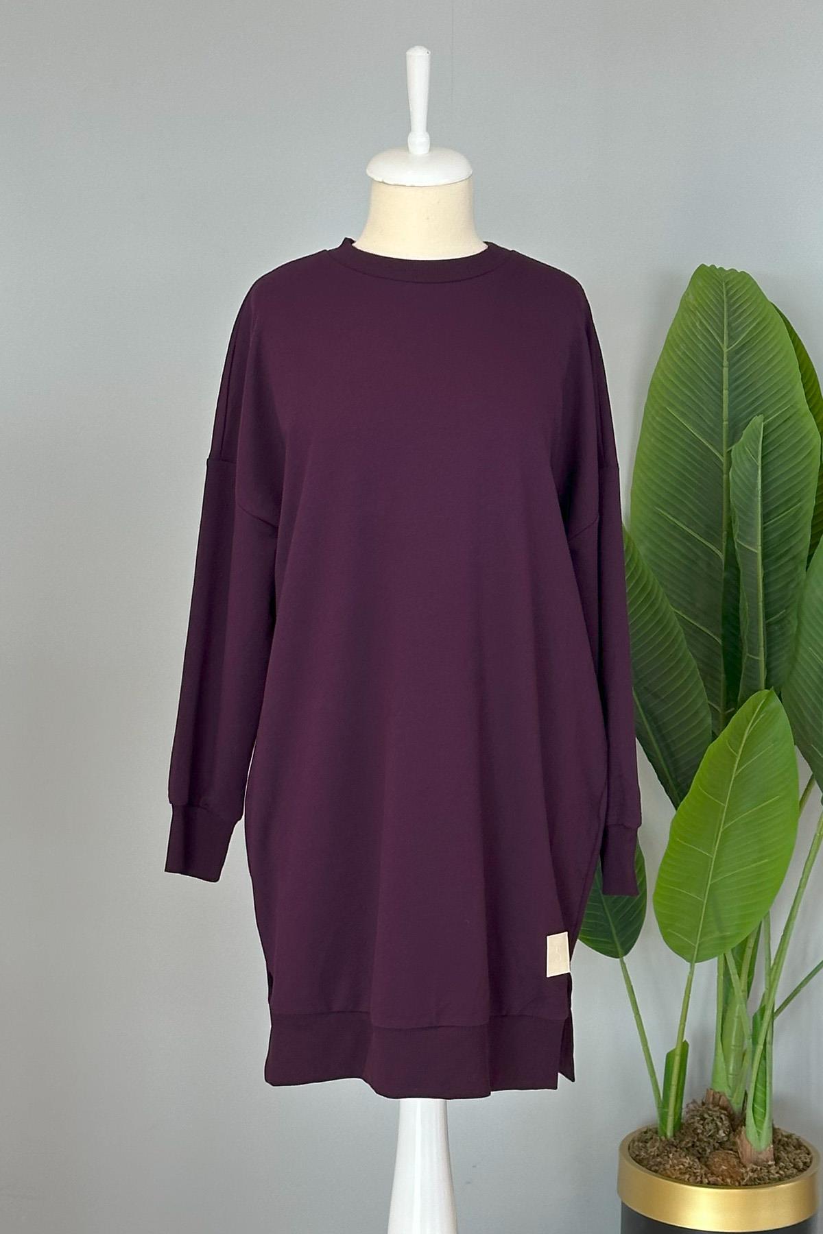 Soul Basic Sweat Tunik 30644 Mor