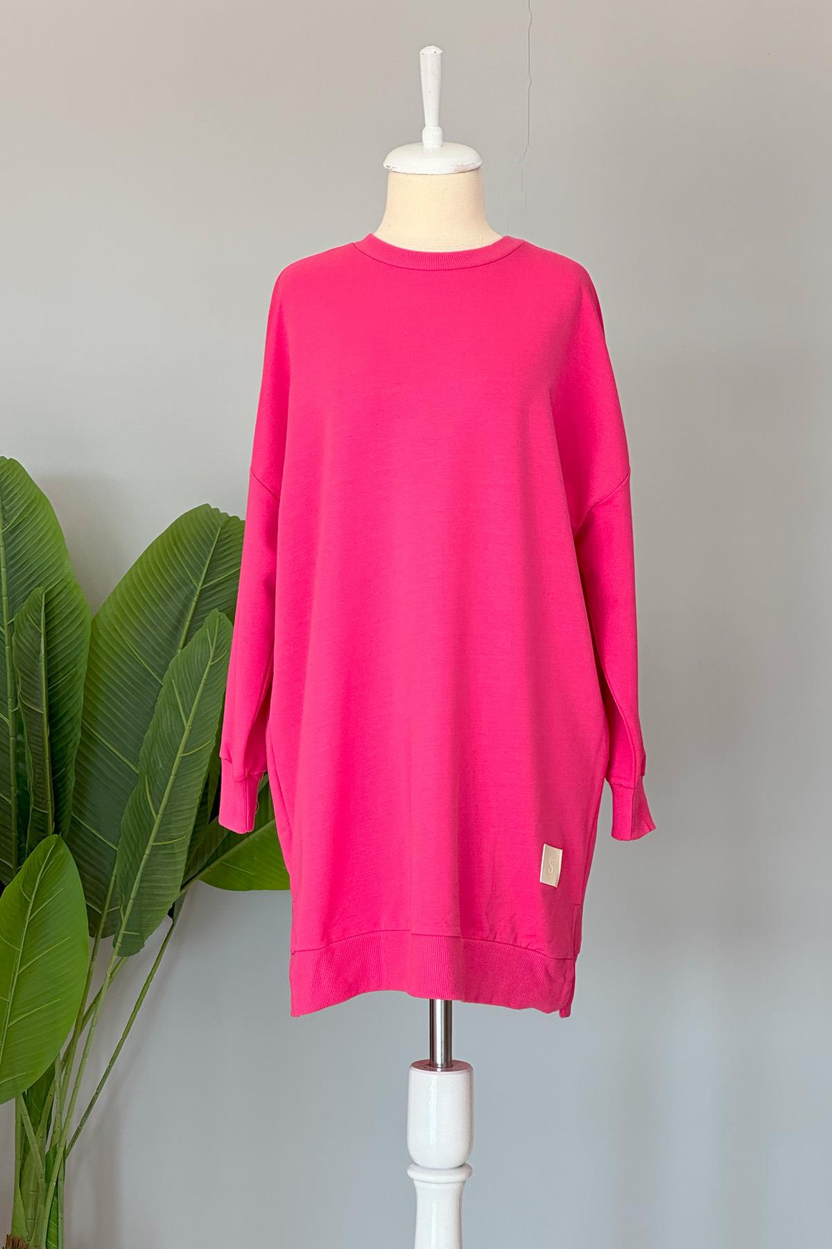 Soul Basic Sweat Tunik 30644 Pembe