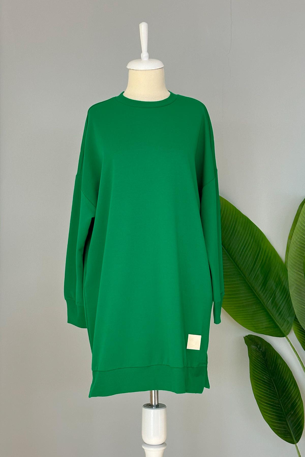 Soul Basic Sweat Tunik 30644 Yeşil