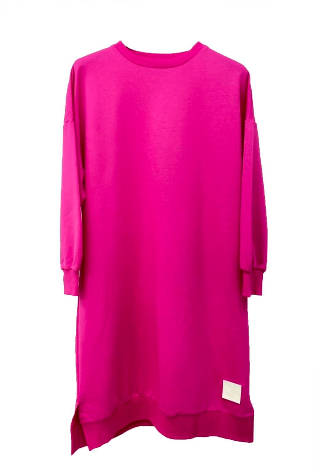Soul Basic Tunik Sweat Fuşya
