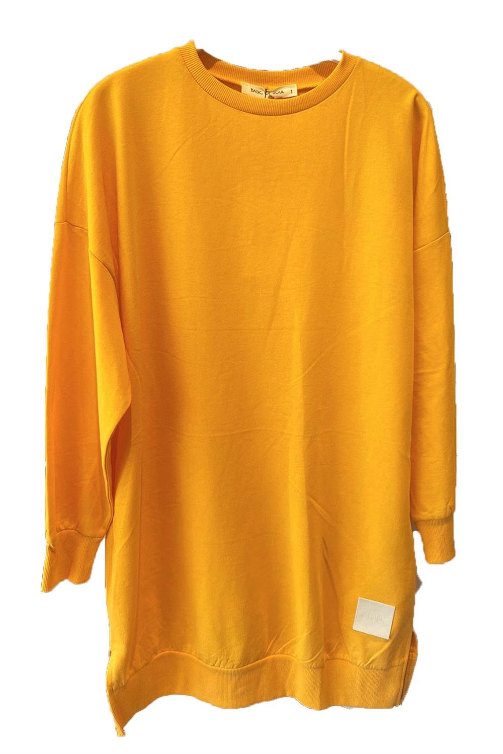 Soul Basic Tunik Sweat Sarı
