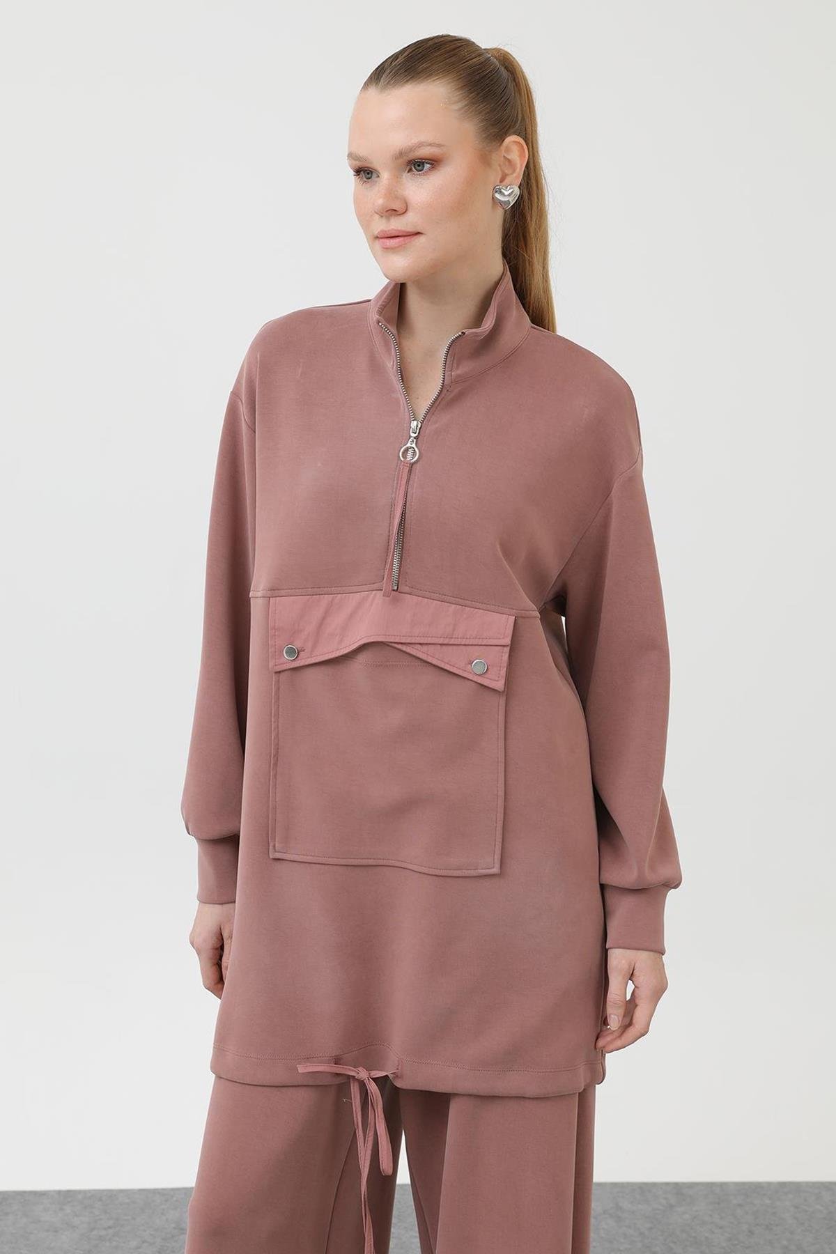 Sweat Pantolon Modal Takım 14299 Pudra