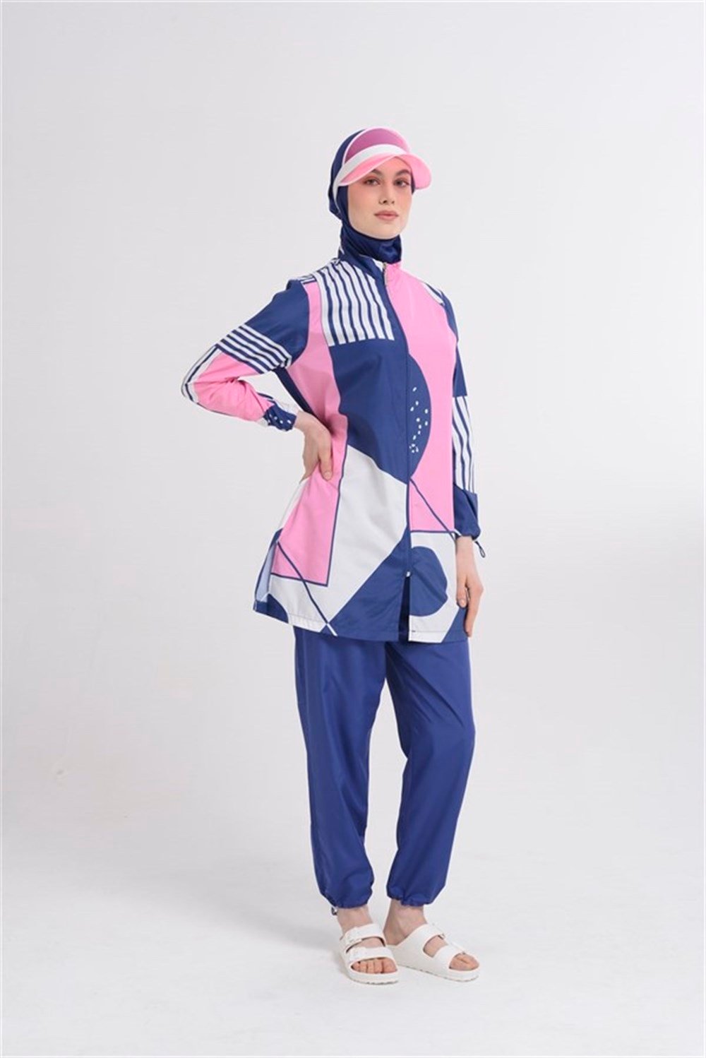 Tam Kapalı Mayo ALF-09 İndigo