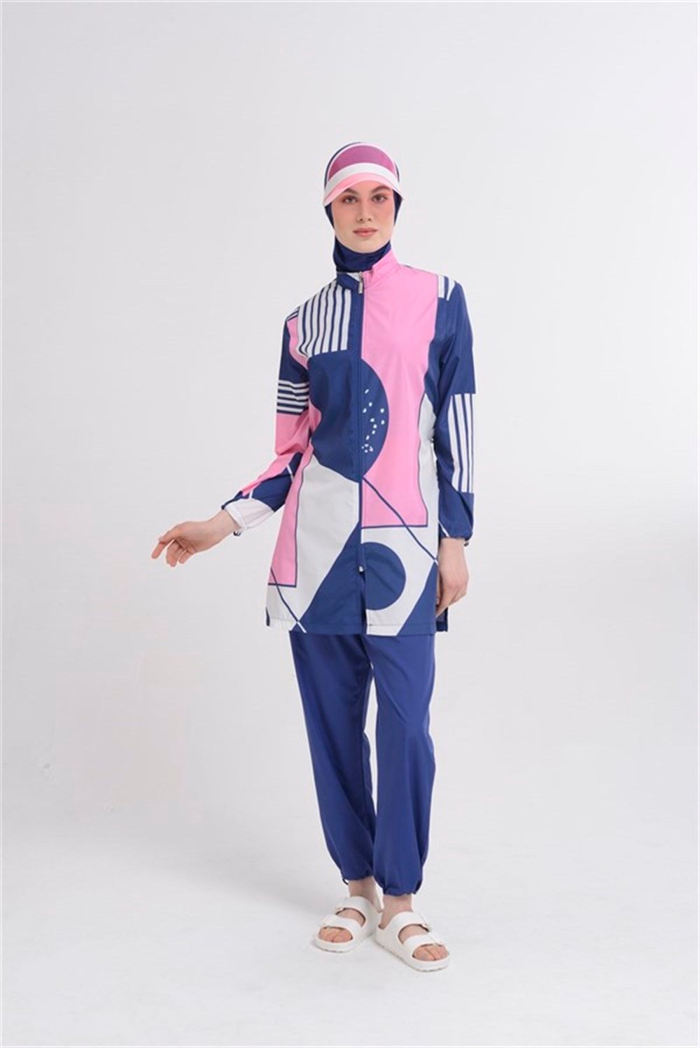 Tam Kapalı Mayo ALF-09 İndigo