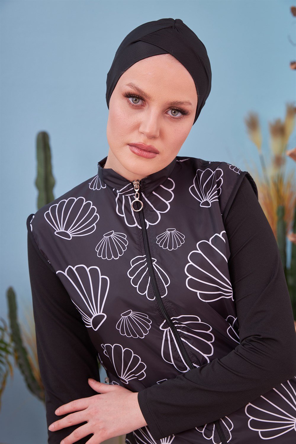 Tam Kapalı Mayo Remsa Mayo R4401 Çağıl Beyaz Midye