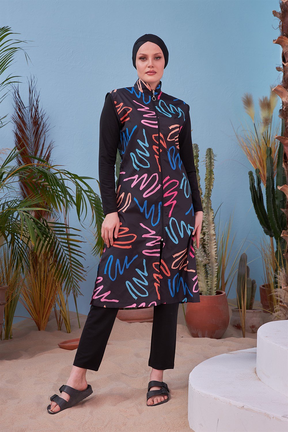 Tam Kapalı Mayo Remsa Mayo R4402 Neon