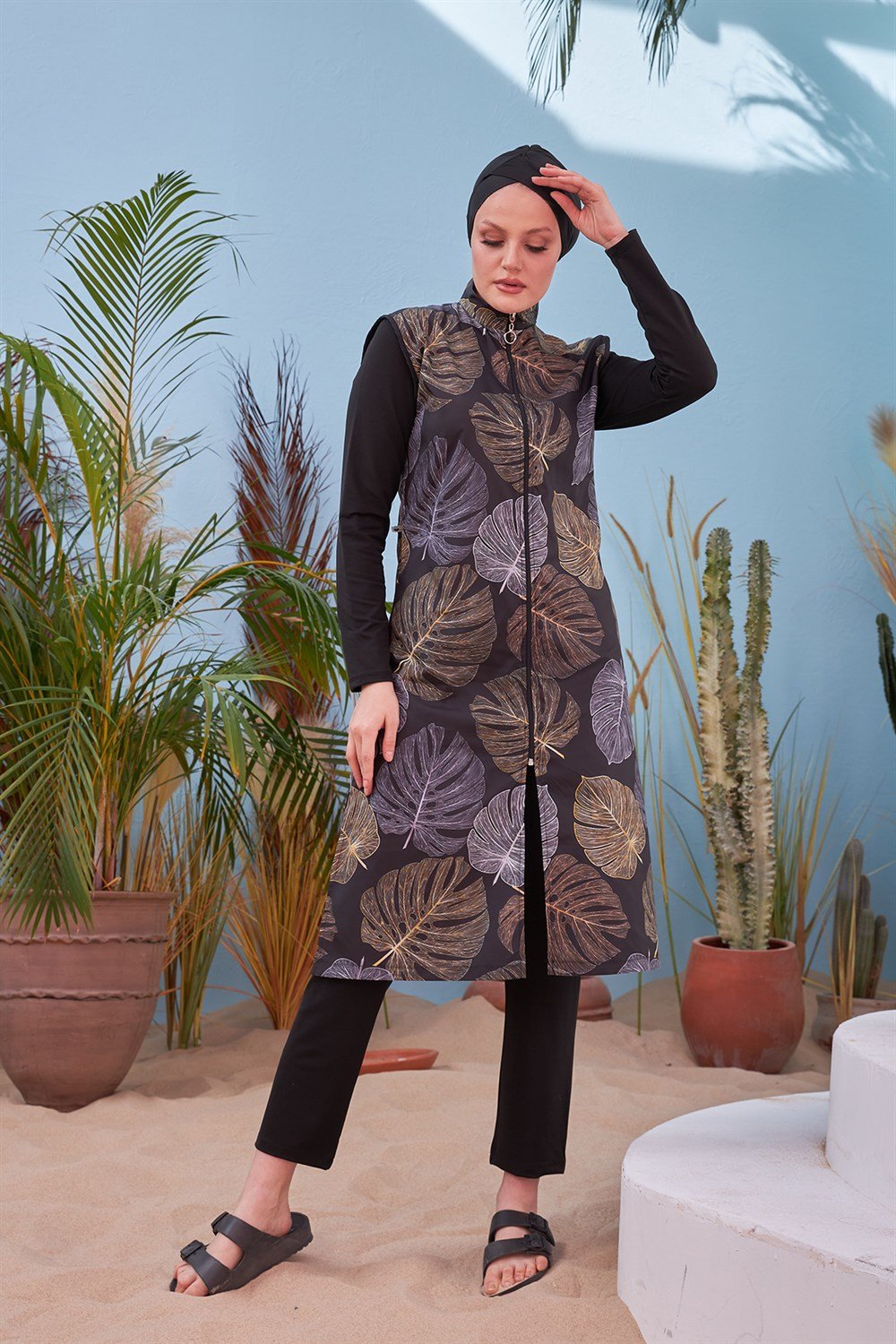 Tam Kapalı Mayo Remsa Mayo R4403 Semra