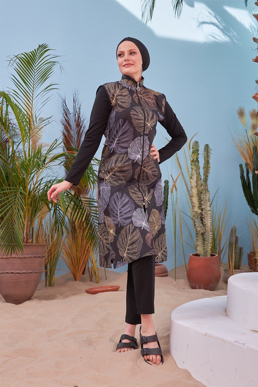 Tam Kapalı Mayo Remsa Mayo R4403 Semra