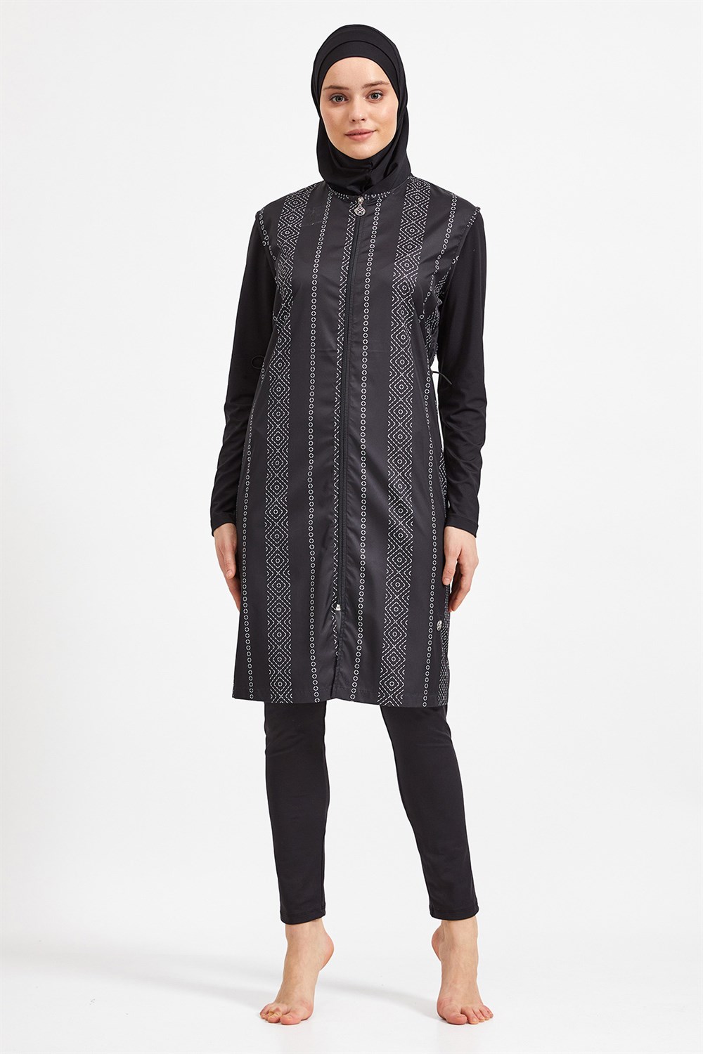 Tam Kapalı Tesettür Mayo 0538 Siyah Maresiva