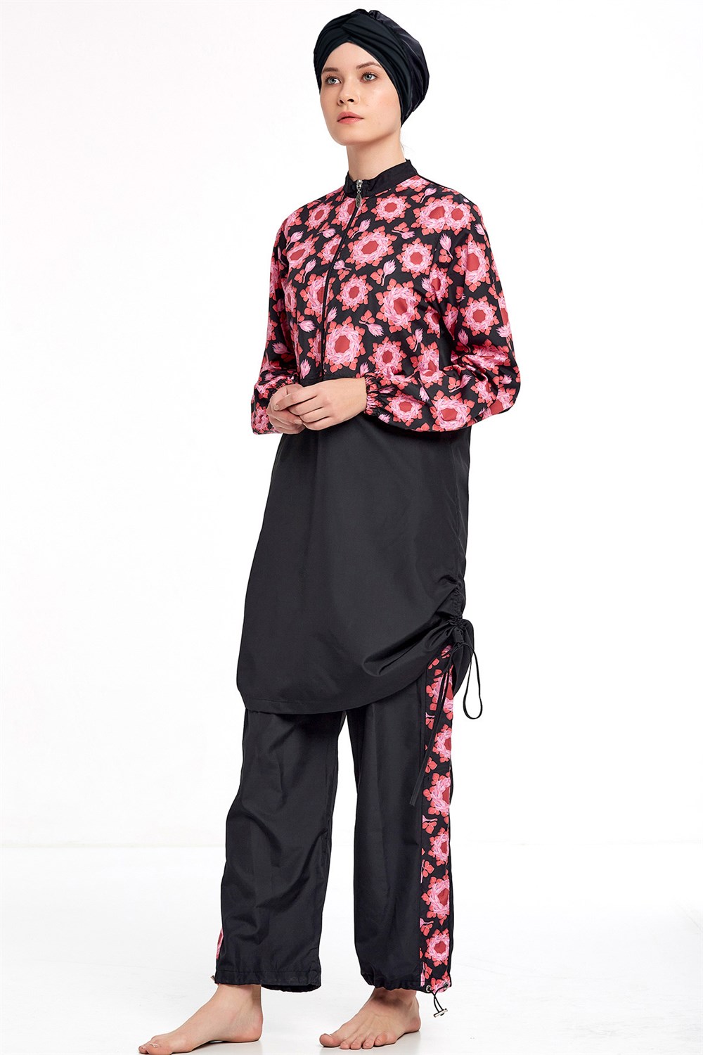 Tam Kapalı Tesettür Mayo 1312 Siyah Remsa Mayo