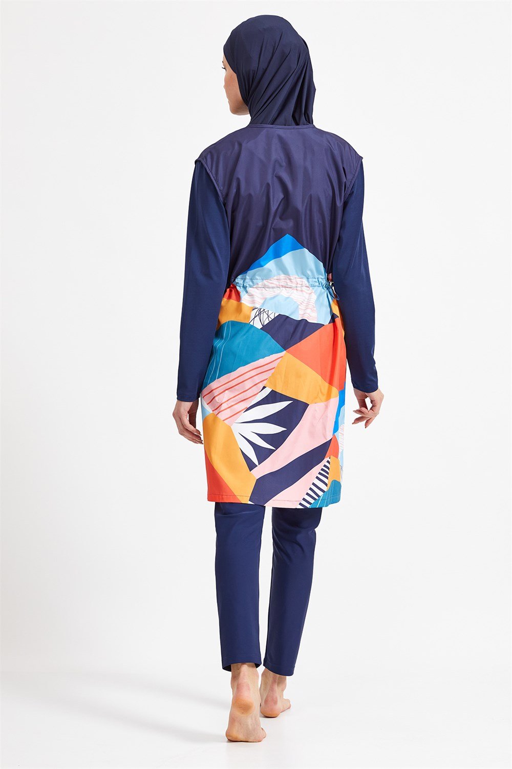 Tam Kapalı Tesettür Mayo 2202 Koyu Lacivert