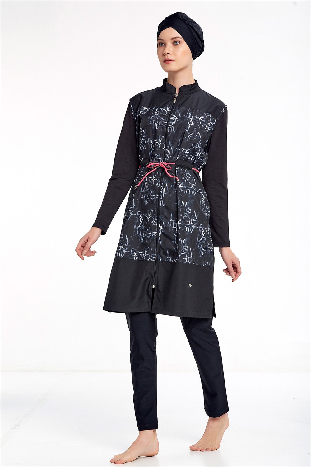 Tam Kapalı Tesettür Mayo 2216 Siyah