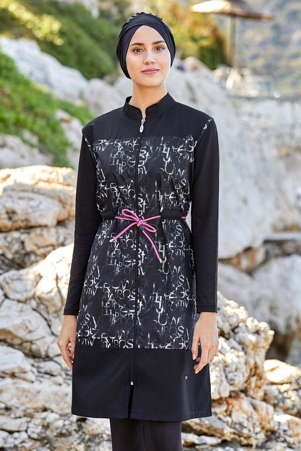 Tam Kapalı Tesettür Mayo 2216 Siyah