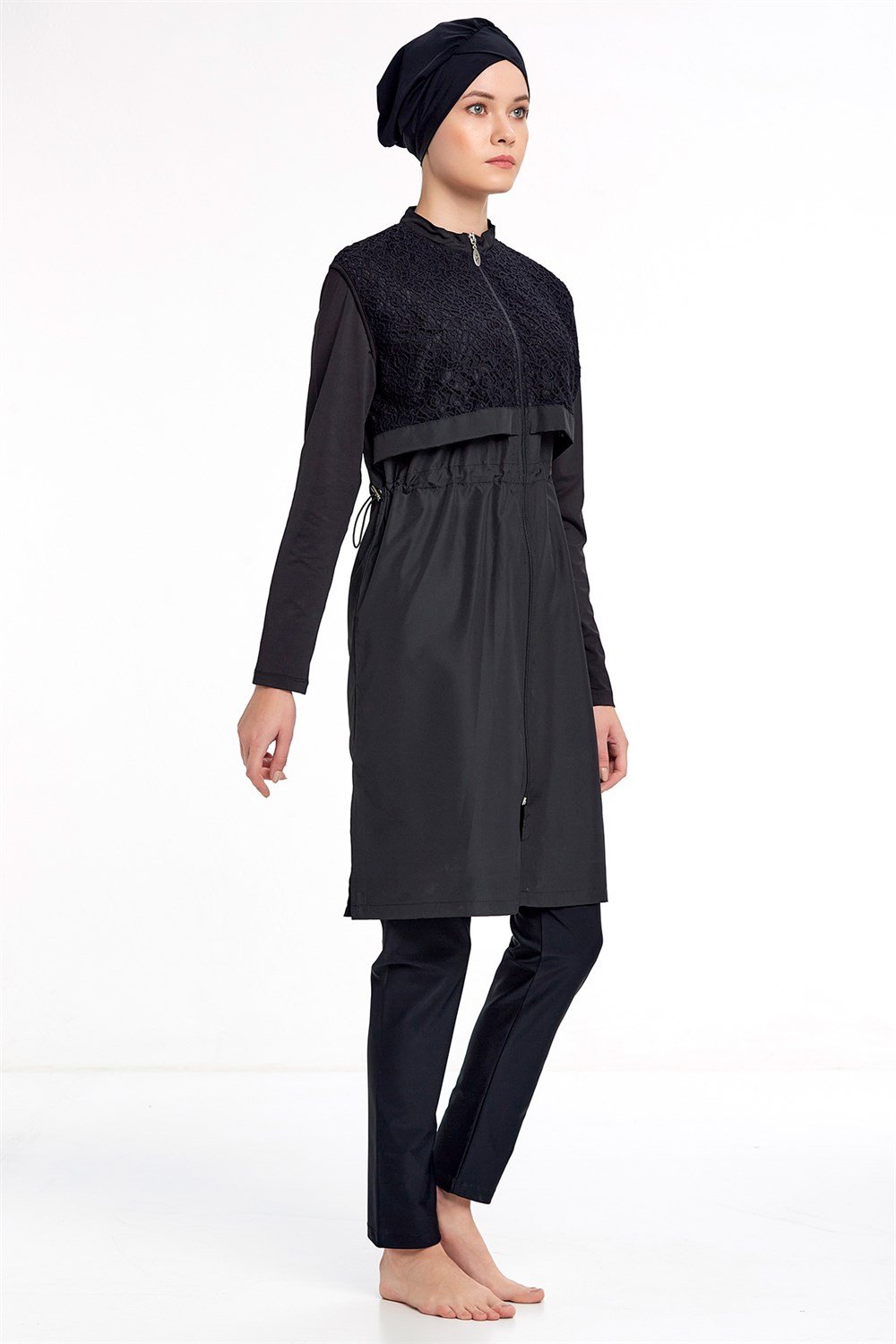 Tam Kapalı Tesettür Mayo 2218 Siyah