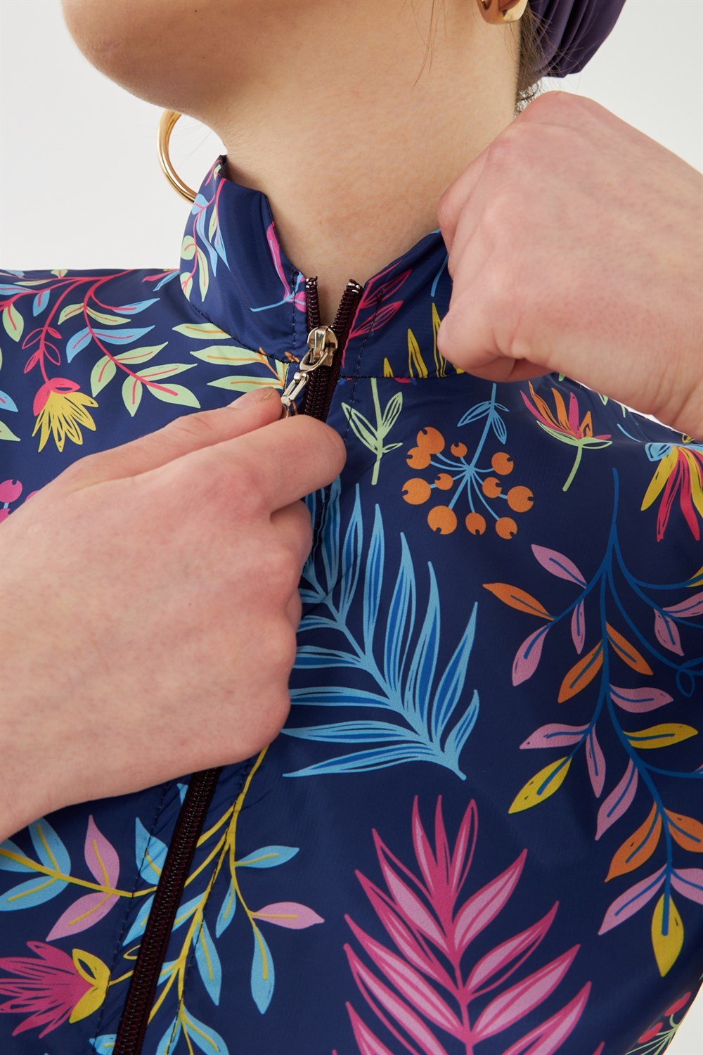 Tam Kapalı Tesettür Mayo Deniz Mayosu TD21-250