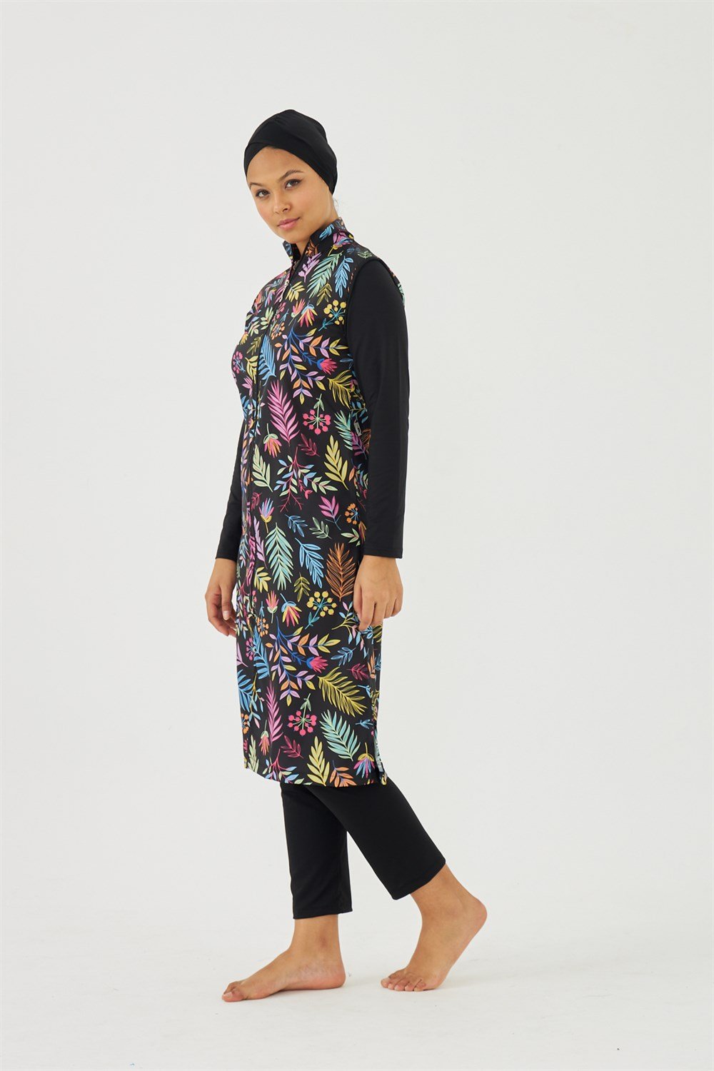 Tam Kapalı Tesettür Mayo Deniz Mayosu TD21-249