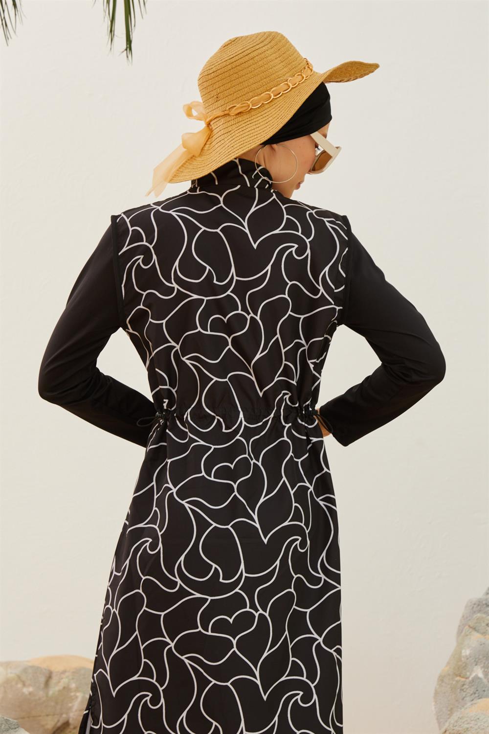 Tam Kapalı Tesettür Mayo Deniz Mayosu TD223-015