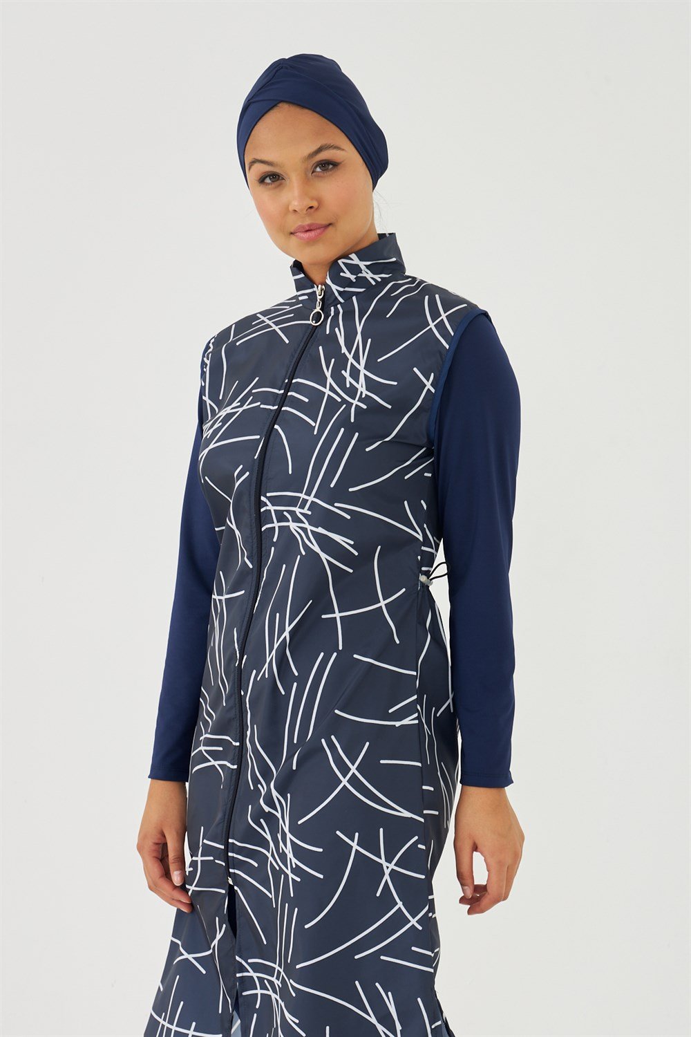 Tam Kapalı Tesettür Mayo Deniz Mayosu TD703-498