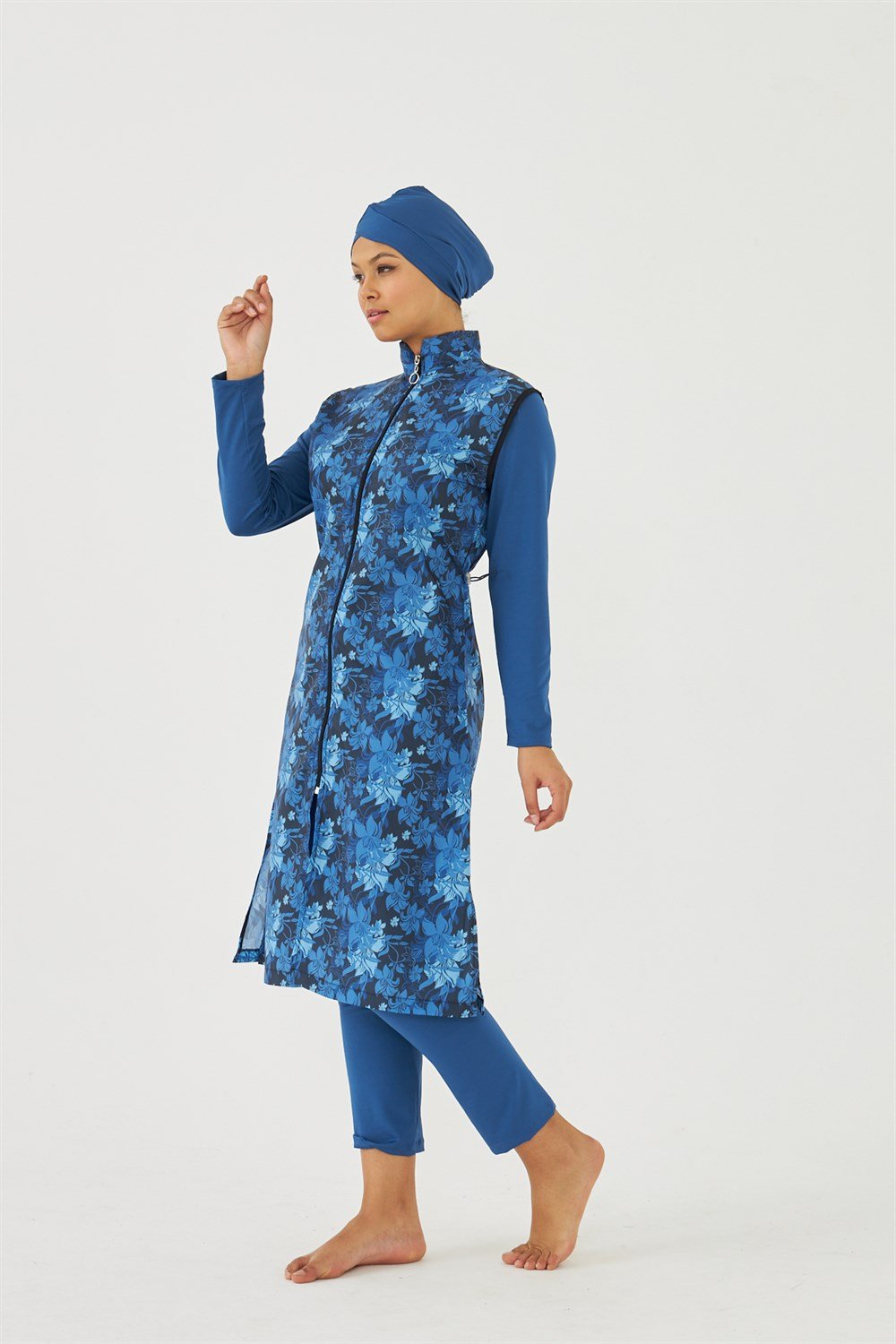 Tam Kapalı Tesettür Mayo Deniz Mayosu TD703-161