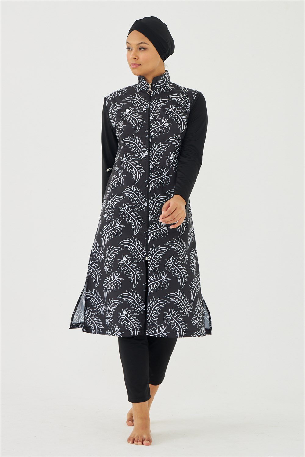 Tam Kapalı Tesettür Mayo Deniz Mayosu TD703-13