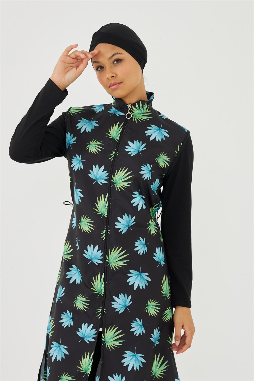 Tam Kapalı Tesettür Mayo Deniz Mayosu TD703-93