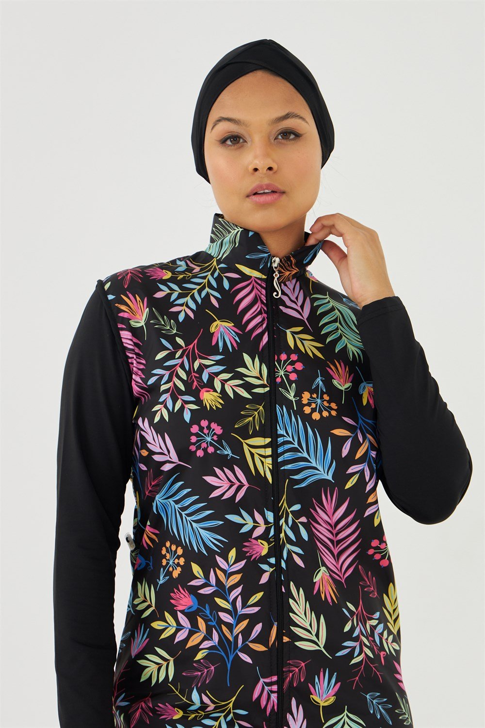 Tam Kapalı Tesettür Mayo Deniz Mayosu TD21-249