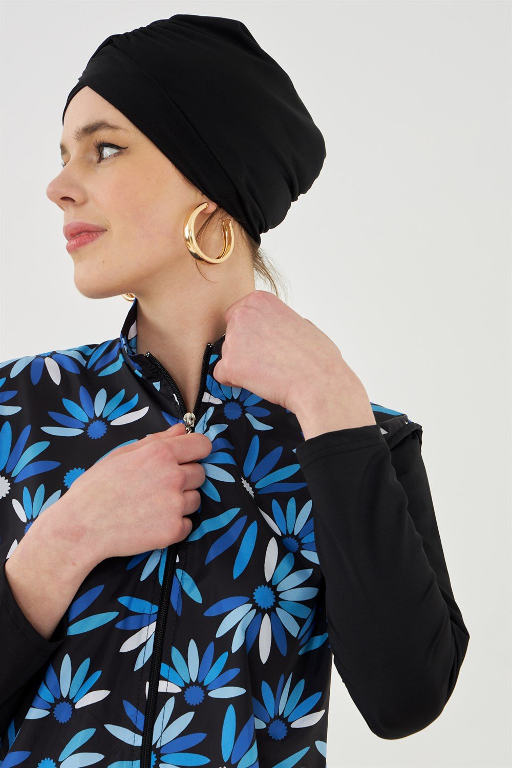 Tam Kapalı Tesettür Mayo Deniz Mayosu HMM-TD23-480