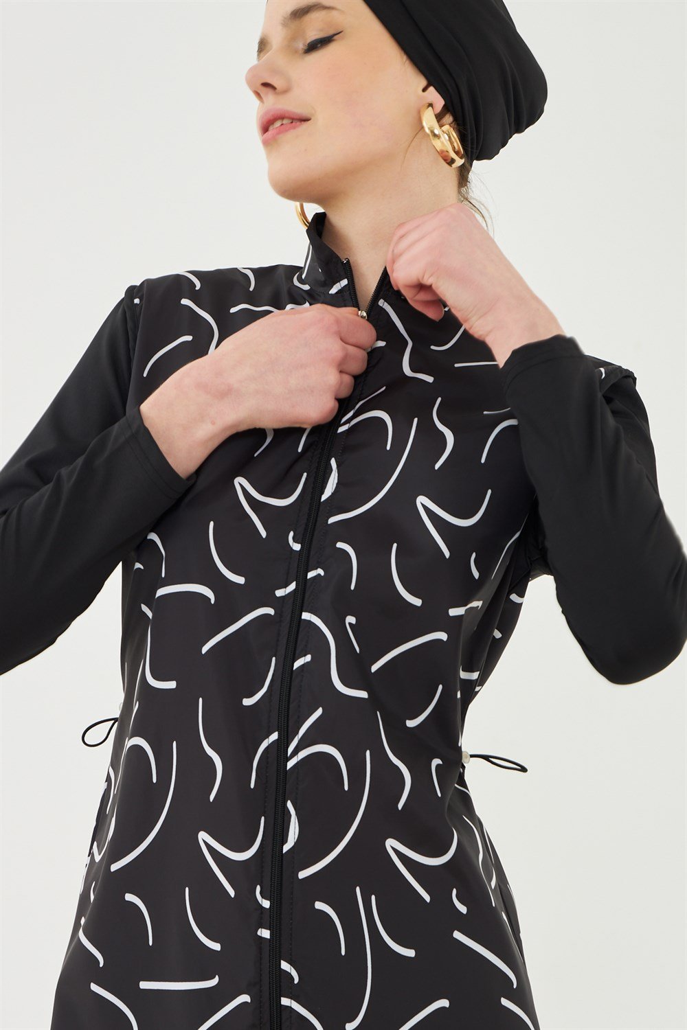 Tam Kapalı Tesettür Mayo Deniz Mayosu TD23-360