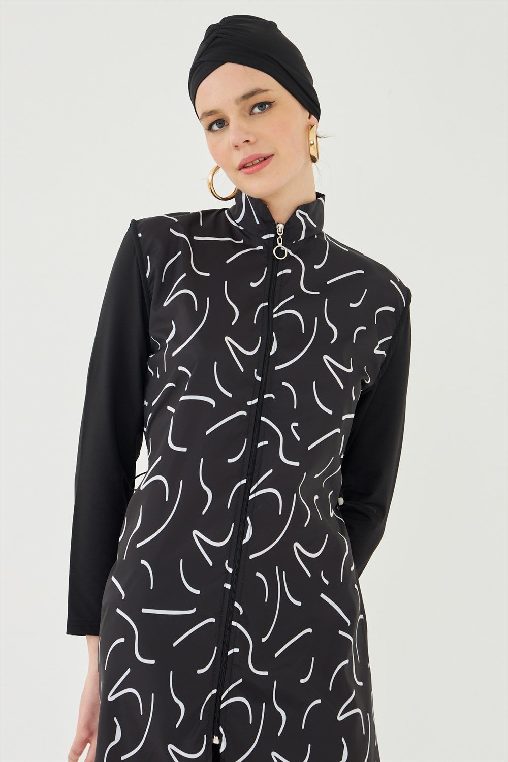 Tam Kapalı Tesettür Mayo Deniz Mayosu TD23-360