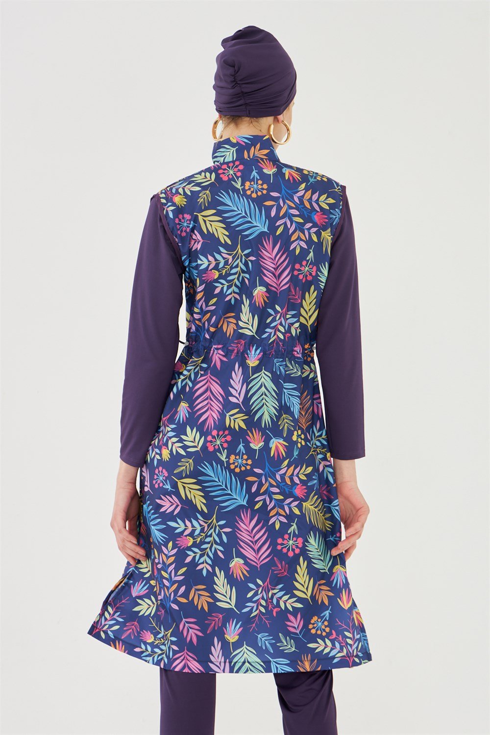 Tam Kapalı Tesettür Mayo Deniz Mayosu TD21-250