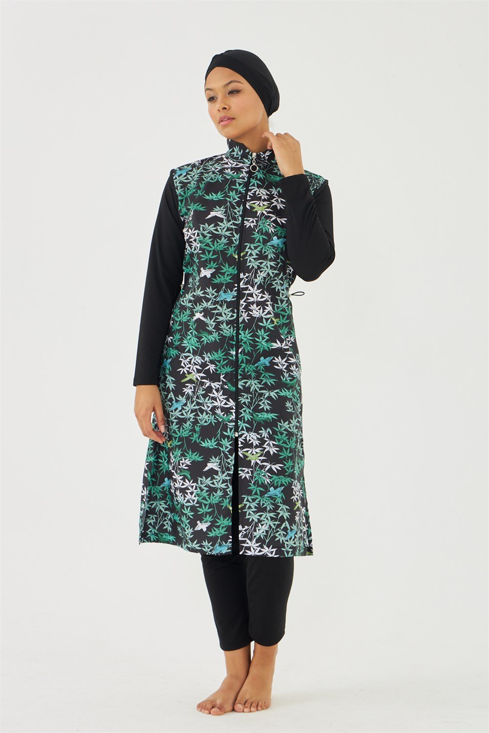 Tam Kapalı Tesettür Mayo Deniz Mayosu TD703-103