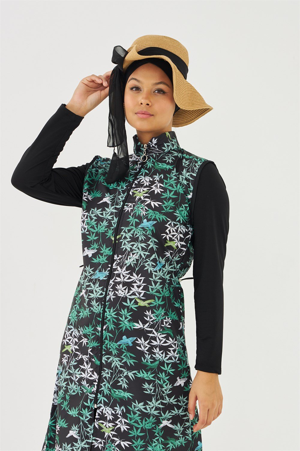 Tam Kapalı Tesettür Mayo Deniz Mayosu TD703-103