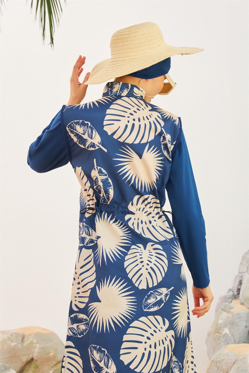 Tam Kapalı Tesettür Mayo Deniz Mayosu TD223-518