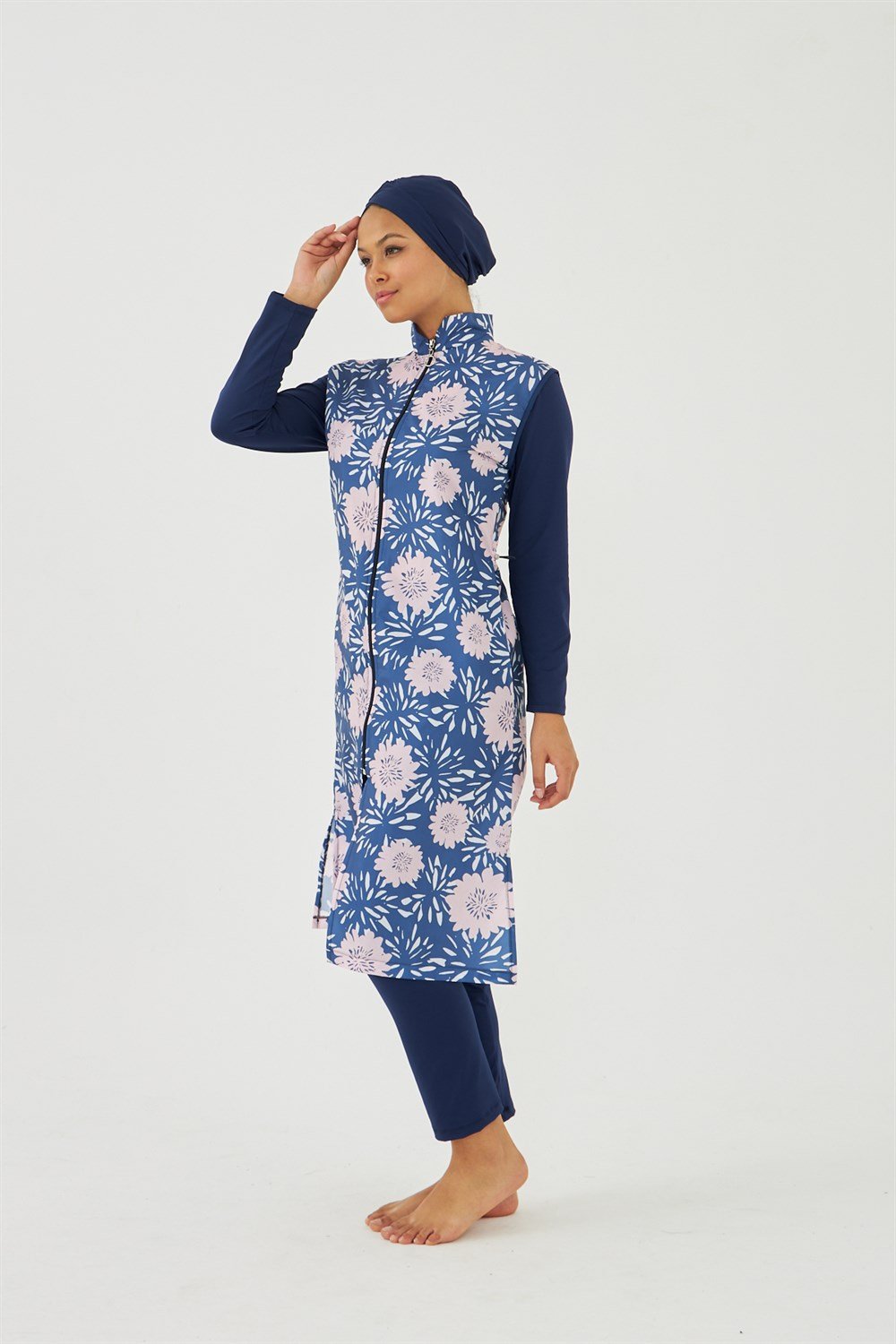 Tam Kapalı Tesettür Mayo Deniz Mayosu TD703-421