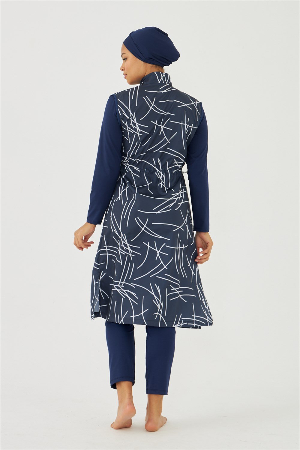 Tam Kapalı Tesettür Mayo Deniz Mayosu TD703-498