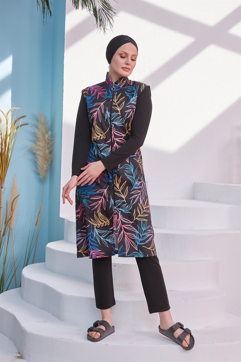 Tam Kapalı Tesettür Mayo Remsa Mayo R4404 Yaren