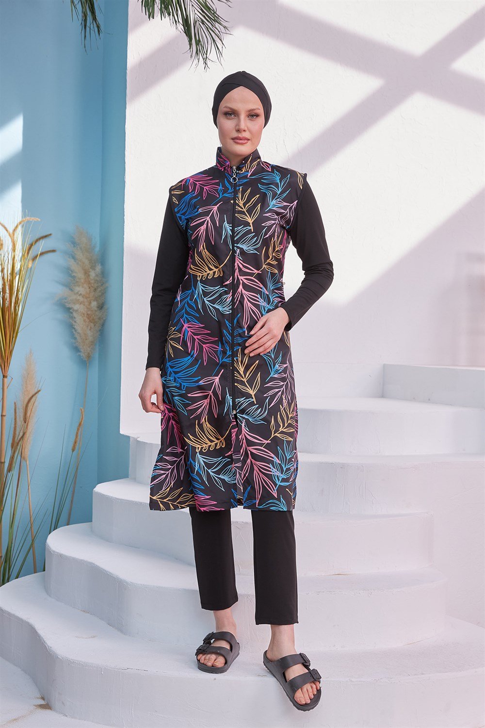 Tam Kapalı Tesettür Mayo Remsa Mayo R4404 Yaren