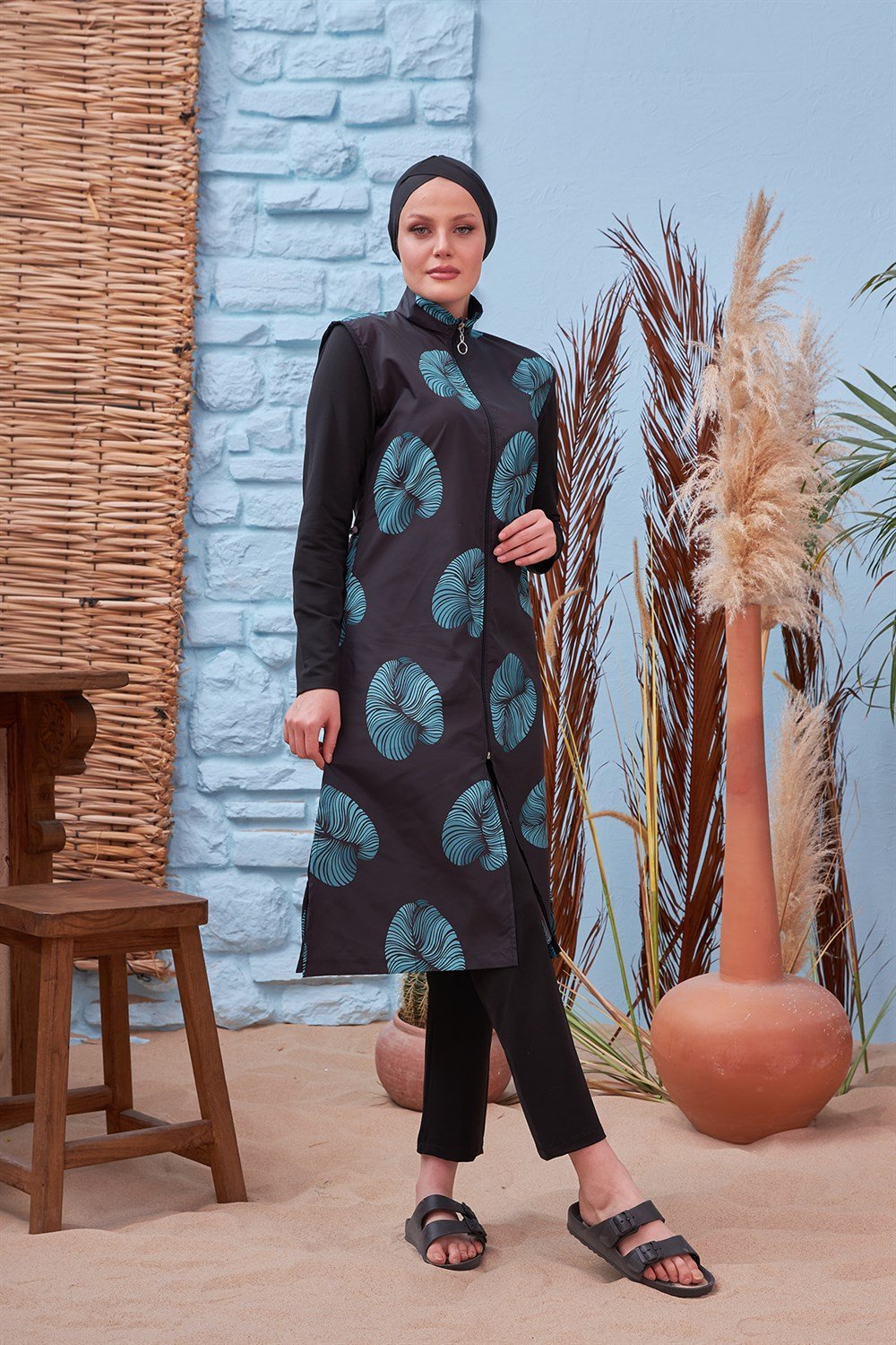 Tam Kapalı Tesettür Mayo Remsa Mayo R4407 Serra