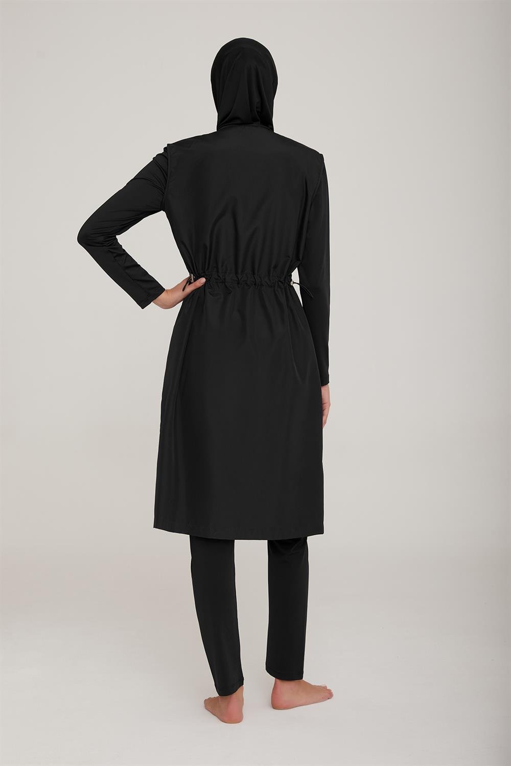 Tam Kapalı Tesettür Mayo Thandıe 1250 Siyah Remsa Mayo