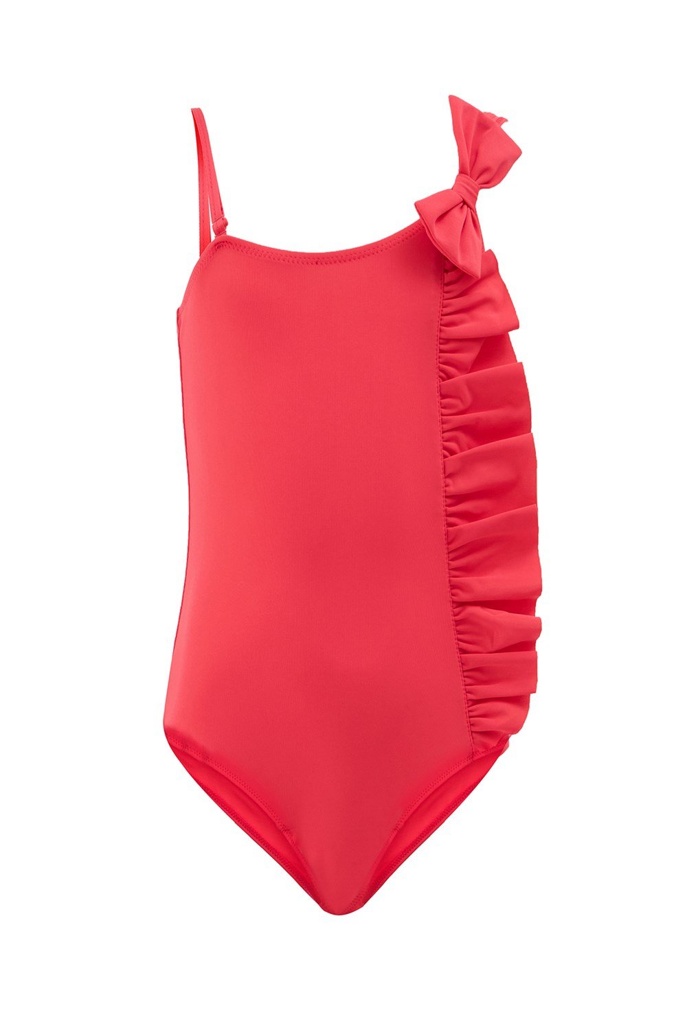 Tasarım Kız Çocuk Deniz Havuz Mayosu Remsa Mayo Neopy 5359 Mercan