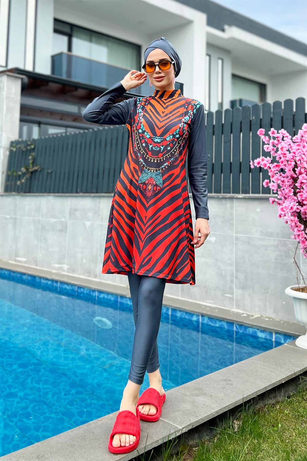 Tasarım Tam Kapalı Tesettür Mayo Remsa Mayo 900-305 Kenya