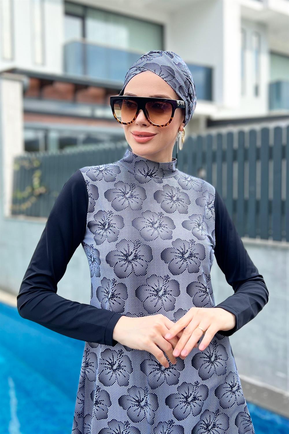 Tasarım Tam Kapalı Tesettür Mayo Remsa Mayo 900-402