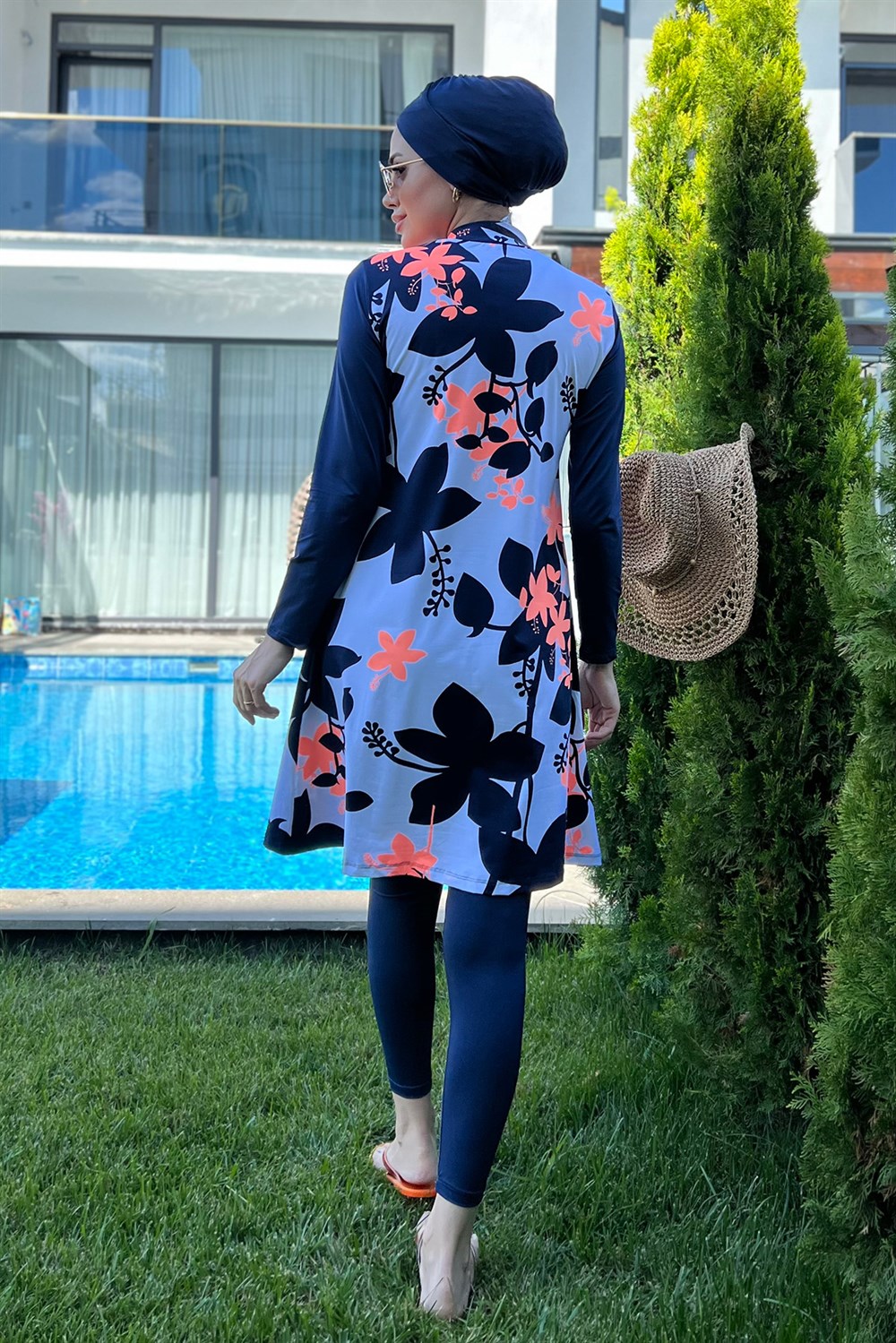 Tasarım Tam Kapalı Tesettür Mayo Remsa Mayo Turuncu 900-400-3