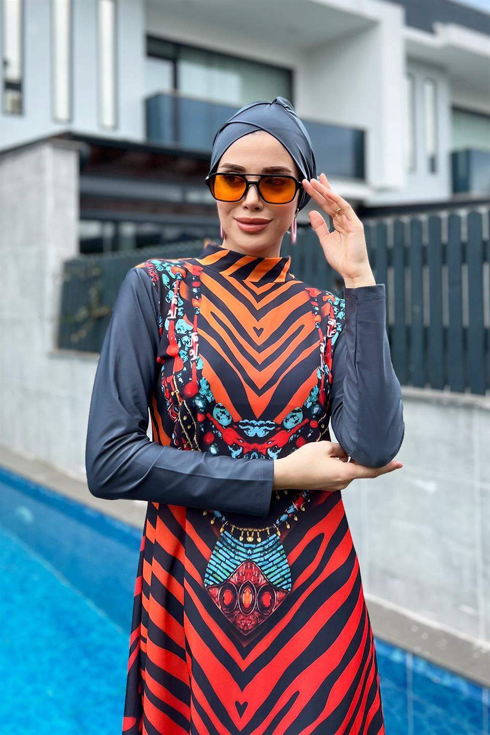 Tasarım Tam Kapalı Tesettür Mayo Remsa Mayo 900-305 Kenya