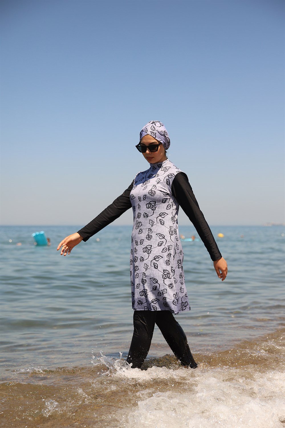 Tasarım Tam Kapalı Tesettür Mayo Remsa Mayo Siyah 900-203