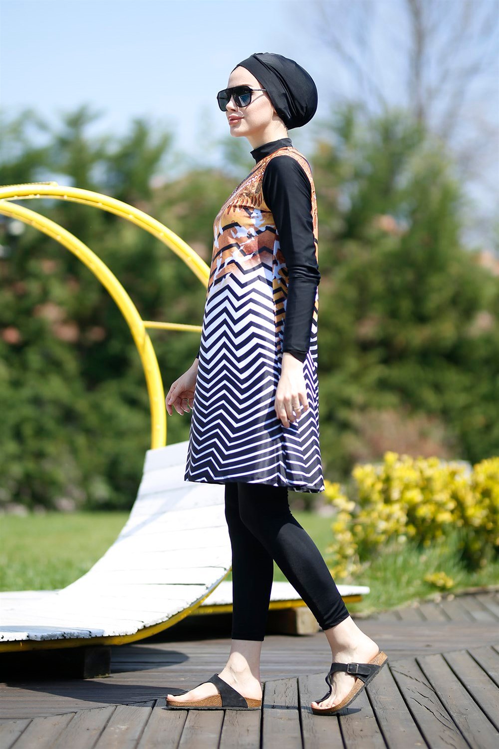 Tasarım Tam Kapalı Tesettür Mayo Remsa Mayo ANTİK