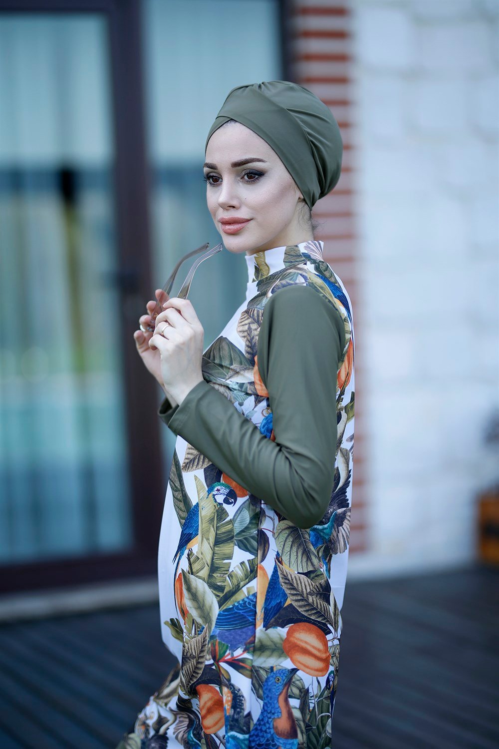 Tasarım Tam Kapalı Tesettür Mayo Remsa Mayo Brezilya